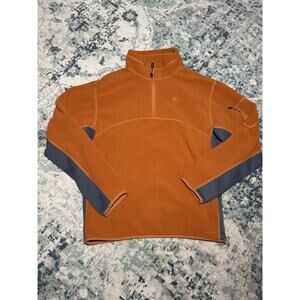 Vintage 90s Y2K Nike ACG Quarter Zip Sweater Jacket Mens Orange -SIZE- L -CLEAN